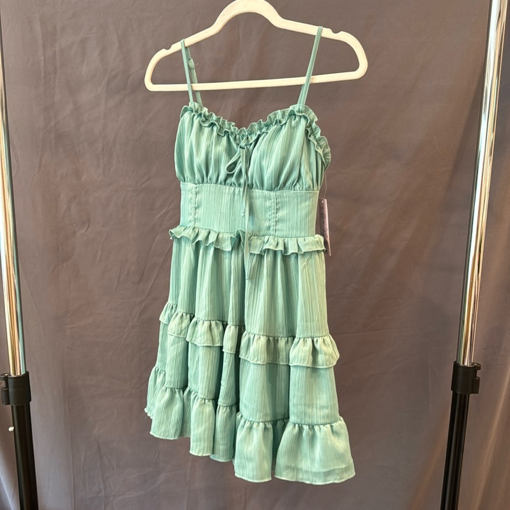 Light green sleeveless short dress NWT by Wild Fable